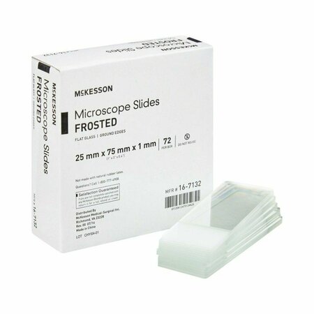 MCKESSON Frosted Microscope Slide, 1 x 3 Inch, 1440PK 16-7132